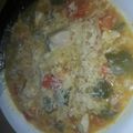 El cooksnap de Romina Fernández cuando hizo Guiso Saludable de arroz con pollo.