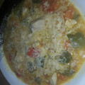 El cooksnap de Romina Fernández cuando hizo Guiso Saludable de arroz con pollo.