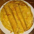 El cooksnap de Cami Abi cuando hizo Panqueques integrales con dulce de leche y mermelada.