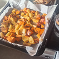 El cooksnap de Candy Gamez cuando hizo Patatas y boniatos de guarnición 🍠🥔.