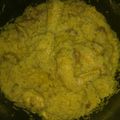 El cooksnap de Karen Urabayen cuando hizo Alitas de pollo con arroz amarillo: fácil y económico.