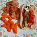 El cooksnap de Esther Soto cuando hizo Salchichas rellenas.