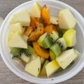 El cooksnap de Débora Cantero Martínez cuando hizo Macedonia con níspero para sábado playero.