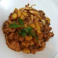 El cooksnap de Fernando Villar cuando hizo Pollo encebollado con manzana.