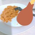 El cooksnap de Monse Olague cuando hizo Arroz rojo.