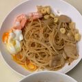 李白白 的 清炒蒜香海鮮義大利麵😋 cooksnap