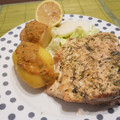 El cooksnap de Mariah Paz cuando hizo Salmón al Horno con Mantequilla Aromatizada.