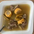 El cooksnap de RosyCocina cuando hizo Sopa de res catracha.