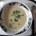 El cooksnap de Julia cuando hizo Sopa crema de coliflor.
