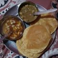 Sonali's cooksnap of when they made Jeera puri and aloo sabji.