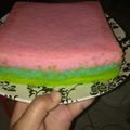 Cooksnap dari Bismi Aira untuk resep Bolu kukus pelangi