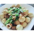 Cooksnap dari Amaliaputri Intansari untuk resep Kepala cumi goreng mentega+telur puyuh