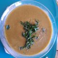 El cooksnap de Teresita Felíz cuando hizo Crema de espárragos.