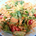 El cooksnap de Evita cuando hizo Ensalada de pollo con salsa rosa y tomate cherry.