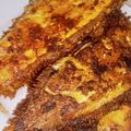 Shagufta Sheikh's cooksnap of when they made Crispy crunchy Pomfret fried fish.