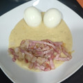El cooksnap de Almudena Collado cuando hizo Huevos con patatas y panceta 🥚 🥓.