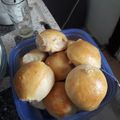 El cooksnap de Ana Maimo cuando hizo Pebetes de Jamón y Queso (pancitos).
