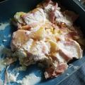 El cooksnap de Mareli Hernández Morales cuando hizo Papas con jamón y queso.