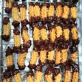 Cooksnap dari Kezia julia Saputri untuk resep Kue Semprit (celup cokelat)