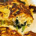 Harwin Prahara's cooksnap of when they made Spanish omelet with spinach and cheese.
