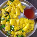 Arya's cooksnap of when they made ખાંડવી(Khandvi Recipe in Gujarati).