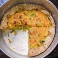 El cooksnap de Ninoska Gutierrez cuando hizo Tarta de puerro, zanahoria y choclo.