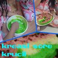Cooksnap dari Widya Saraswati untuk resep Bolu kukus loyang besar semangka dgn biji kismis