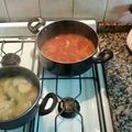 El cooksnap de Emilio Oscar Almeida cuando hizo Pollo de mar estofado.