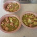 El cooksnap de Manuel Lopez cuando hizo Salchicha en salsa verde con papa y champiñones.