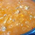 El cooksnap de "Cocina con Celi" cuando hizo Magro en tomate.