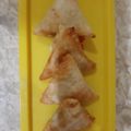 Saira Abdullah's cooksnap of when they made Qeema Samosa |How to Fold a Samosa Perfectly|Homemade Samosas.