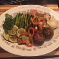 El cooksnap de Xavi Con X De Mixta cuando hizo Parrillada de verduras con salsa Romesco.