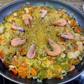 El cooksnap de Alberto Ferrer cuando hizo Paella 🥘 marisco 🦐.