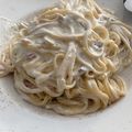 El cooksnap de Noelia Garcia Catala cuando hizo Espaguetis carbonara con nata.