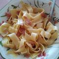 El cooksnap de Elena Villalba cuando hizo Spaghetti Carbonara.