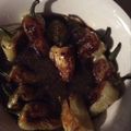 El cooksnap de Fabiola Langarica cuando hizo Chiles güeritos fritos.