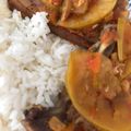 El cooksnap de Dina Luz cuando hizo Arroz blanco.