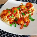 Cooksnap από persaki στη συνταγή Γαριδομακαρονάδα