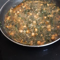 El cooksnap de Jose Moreno cuando hizo Espinacas con garbanzos.