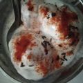 Vaishali Arora's cooksnap of when they made Dahi vada.