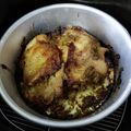 Cooksnap Mizzanem semasa beliau membuat Perapan ayam bakar.