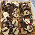 Cooksnap από Μελίνα Βάρδα στη συνταγή Βάφλες (waffles) με cinnamon roll topping