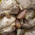 El cooksnap de Luisa Hurtado cuando hizo Pollo al ajillo.