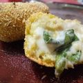 El cooksnap de Brenda Amico cuando hizo Bombas de polenta 💣.
