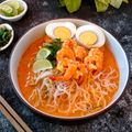 Cooksnap dari Kurniasari untuk resep Laksa Singapore (Laksa Udang)