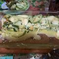 El cooksnap de Cristina cuando hizo Budín gratinado de zapallo italiano y espinaca al horno.