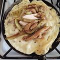 El cooksnap de marcela quiroga cuando hizo Omelette de queso y berenjena grillada.