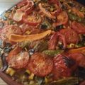 El cooksnap de Ezel cuando hizo Arroz al horno con verduras.