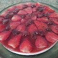 El cooksnap de Noemí cuando hizo Tarta de queso y fresas.