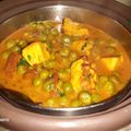  Chef Richa pathak. का कुकस्नैप जब उन्होंने मटर पनीर (matar paneer recipe in Hindi) बनाया था।
